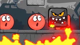 КРАСНЫЙ ШАРИК 4: ПОЛ ЭТО ЛАВА ЧЕЛЛЕНДЖ ШАР мультик игра   RED BALL 4 Volume 5 INTO THE CAVE