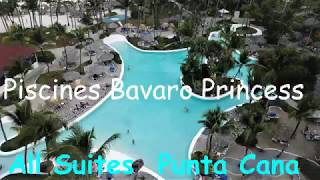 Piscines. Bavaro Princess  All Suites.Punta Cana. Février 2019