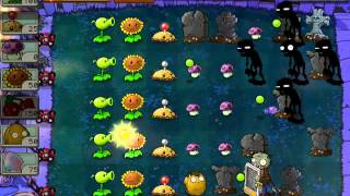 Plants vs. Zombies - Level 2-9 Walkthrough - Adventure