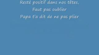paroles Positif de Matt Houston et P square