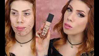 CANCELLA ANCHE LA MIA ACNE! Nars Natural Radiant Longwear Foundation + total look!