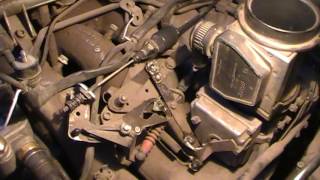 Регулировка Троса АКПП W140 S320 1992 год.