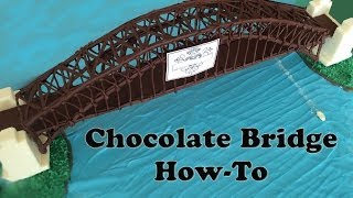 Chocolate Sydney Harbour Bridge Australia Day fireworks HOW TO COOK THAT Ann Reardon
