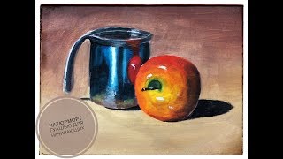 Натюрморт гуашью для начинающих пошагово
