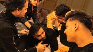 GROUP MASSAGE TO CURE MAMBA'S BACKPAIN ??