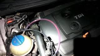 Воздух в обратке ОЖ Skoda Roomster 1.4 TDI BMS