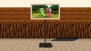 Как сделать ТЕЛЕВИЗОР В MINECRAFT!