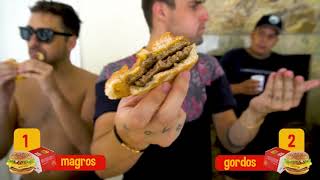 GORDO VS MAGRO: DESAFIO DO MCDONALDS!! [ REZENDE EVIL ]
