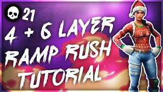 Fortnite Advanced Ramp Rush Tutorial! (4 + 6 Layer Ramp Rush On Console)