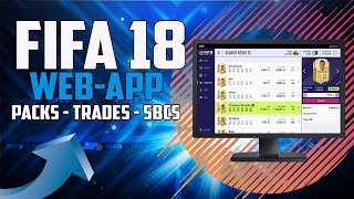 FIFA 18 FUT |  Die Web-App ist online! Packs, Trading, SBCs & Teams bauen!