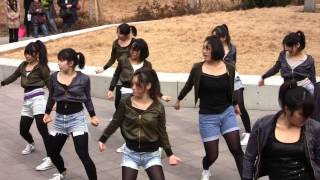 杉並総合高校ダンス部(②・東京大マラソン祭り2012応援パフォーマンス)