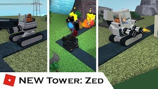 The NEW Zed Tower! (All Upgrades) | Tower Reviews | Tower Battles [ROBLOX]