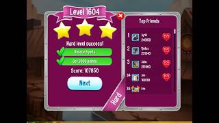 Pet Rescue Saga Level 1604  no boosters