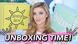 BABY SUBSCRIPTION BOX UNBOXINGS! | BITSY BOX & BABY BOX!