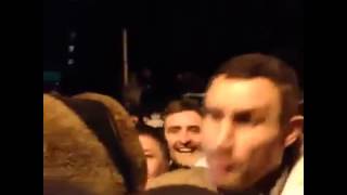 Кличко Доведенный до бешенства на Евромайдане