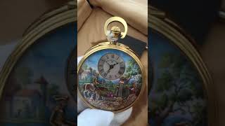 Erotic "Romance" Charles Reuge Pocket Watch