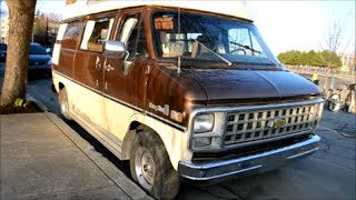 SWEET '80 - '82 CHEVY VAN RV CAMPER SIGHTING