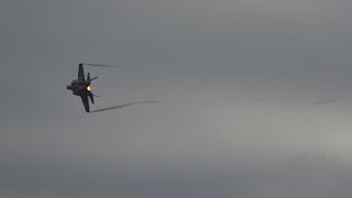 2018.8.28  三沢基地  F-35A×2 機動飛行予行