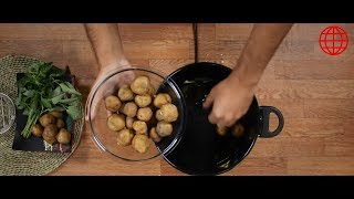 Papitas al pesto