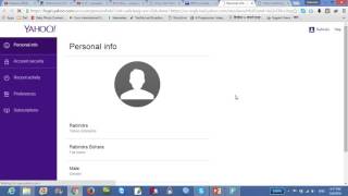 How to change yahoo password