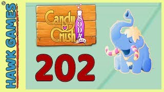 Candy Crush Soda Saga Level 202 Super hard (Frosting mode) - 3 Stars Walkthrough, No Boosters