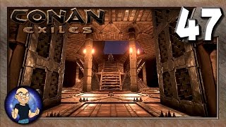 Throne Room on the Main Tower's Bottom Floor! - Conan Exiles Gameplay E47