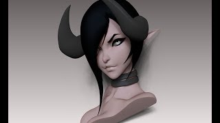 Dark Elf/Succubus sculpt
