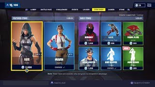 *NEW* ITEM SHOP SKINS COUNTDOWN! January 7th New Fortnite Skins LIVE! (Fortnite Item Shop Live)
