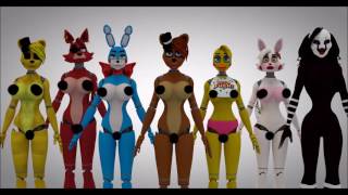 FNaF Sexy Models Exported by Junior3DGames