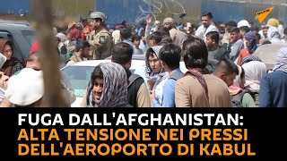 Fuga dall'#Afghanistan, alta tensione nei pressi dell'aeroporto di #Kabul