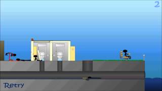 Muter World Stickman Edition Level 2 - Walkthrough