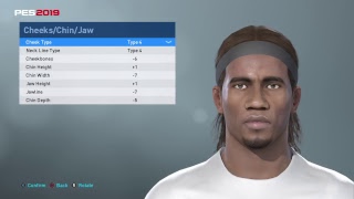 PES 2019  Drogba face and body Edit (+ stats