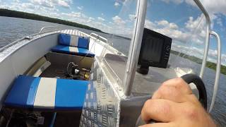 FISHBOAT скорость под ямахой 15