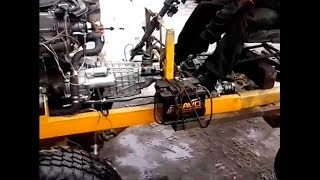 Самодельный трактор из Оки