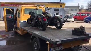 ЕДЕМ В ЛИТВУ.ЗАБИРАЕМ МОТОЦИКЛЫ HARLEY-DAVIDSON(Ч1)