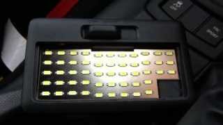 トヨタ86 ルームランプLED化したってよ My GT86 change LED room lamp ！Very bright