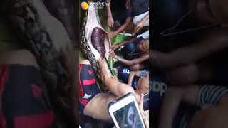 WARNING! Women eaten by snake . watch at your own risk- Beware while going in ocean