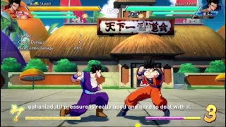 DBFighterZ Tutorial: Gohan pressure gaps .