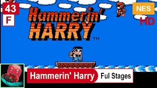 [Hammerin' Harry] (NES) - Full Stages, 1080p Full HD
