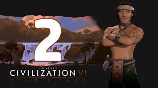 Прохождение Civilization 6: Rise & Fall #2 - Выжить среди акул [Мапуче - Божество]