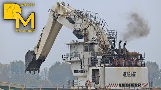 LIEBHERR 995 BAGGER XXL GIGANTISCHE MASCHINE RIESENBAGGER
