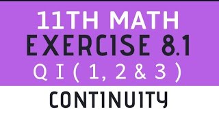 11th continuity exercise 8.1 (1)