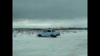 Москвич 2140 2,0 по снегу