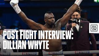 POST FIGHT INTERVIEW: Could Anthony Joshua vs. Dillian Whyte 2 Be Next?
