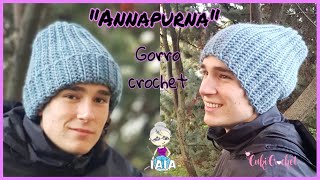 GORRO Básico tejido a crochet paso a paso. 1 "ANNAPURNA". "TEJIENDO VIDA".? Unisex