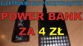 ELEKTRONIKA ... - DIY PowerBANK za 4 zł - Jak zrobić powerbank USB