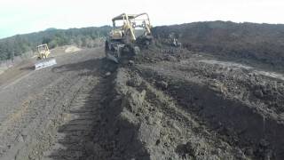 D5 and D6 pushing some dirt