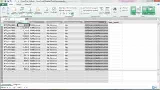 Excel 2013 PowerPivot Basics #13: Replace 3 Way Lookup Array Formulas for 1.2 Million Rows of Data
