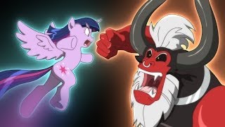 Twilight Sparkle VS Lord Tirek - Pony Ball Z - Battle of Gods (full scene)
