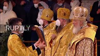 Russia: Orthodox Christmas liturgy held in Moscow's Cathedral of Christ the Saviour